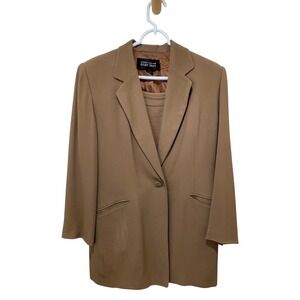 Linda Allard Ellen Tracy Skirt Suit Set Career Professional Blazer Size 14/12‎